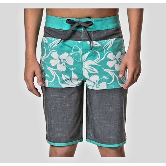 NWT HANG TEN BOYS BOARD SHORTS - Picture 1 of 4